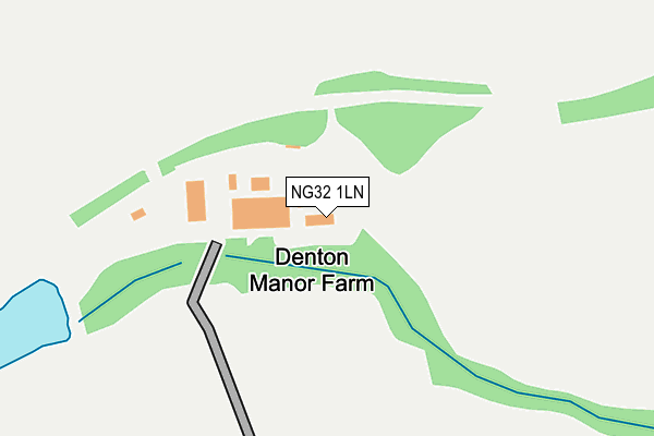NG32 1LN map - OS OpenMap – Local (Ordnance Survey) NG32 1LN map - OS OpenMap – Local (Ordnance Survey)