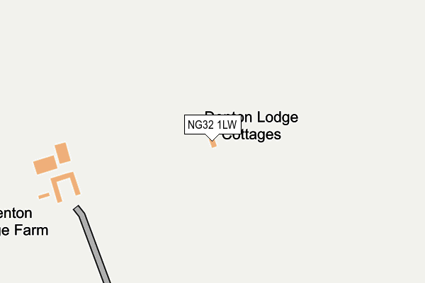 NG32 1LW map - OS OpenMap – Local (Ordnance Survey) NG32 1LW map - OS OpenMap – Local (Ordnance Survey)