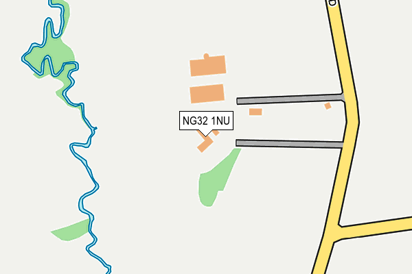 NG32 1NU map - OS OpenMap – Local (Ordnance Survey) NG32 1NU map - OS OpenMap – Local (Ordnance Survey)