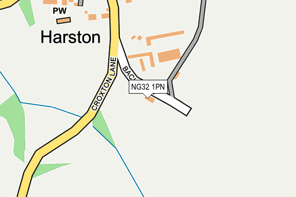 NG32 1PN map - OS OpenMap – Local (Ordnance Survey) NG32 1PN map - OS OpenMap – Local (Ordnance Survey)