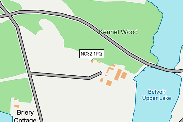 NG32 1PQ map - OS OpenMap – Local (Ordnance Survey) NG32 1PQ map - OS OpenMap – Local (Ordnance Survey)