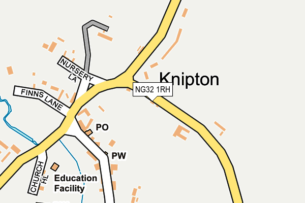 NG32 1RH map - OS OpenMap – Local (Ordnance Survey) NG32 1RH map - OS OpenMap – Local (Ordnance Survey)