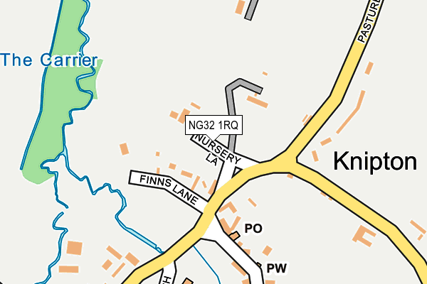 NG32 1RQ map - OS OpenMap – Local (Ordnance Survey) NG32 1RQ map - OS OpenMap – Local (Ordnance Survey)