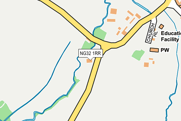 NG32 1RR map - OS OpenMap – Local (Ordnance Survey) NG32 1RR map - OS OpenMap – Local (Ordnance Survey)