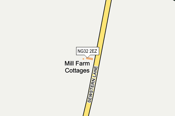 NG32 2EZ map - OS OpenMap – Local (Ordnance Survey) NG32 2EZ map - OS OpenMap – Local (Ordnance Survey)