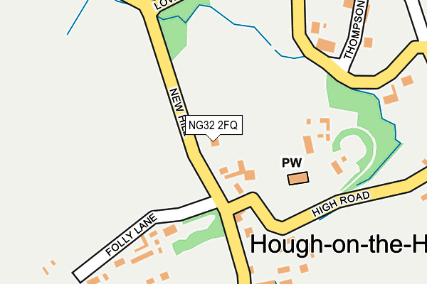 NG32 2FQ map - OS OpenMap – Local (Ordnance Survey) NG32 2FQ map - OS OpenMap – Local (Ordnance Survey)