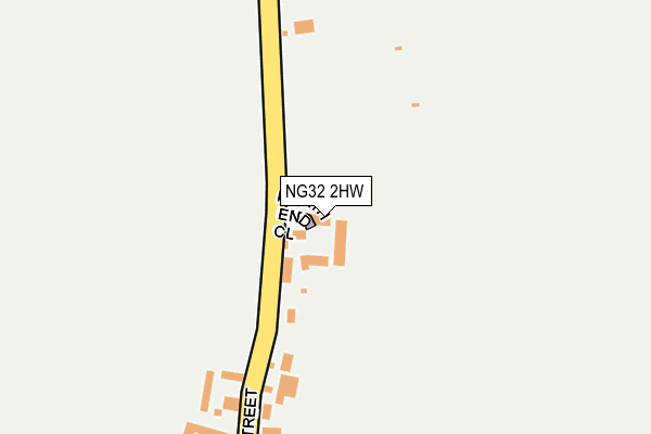 NG32 2HW map - OS OpenMap – Local (Ordnance Survey) NG32 2HW map - OS OpenMap – Local (Ordnance Survey)