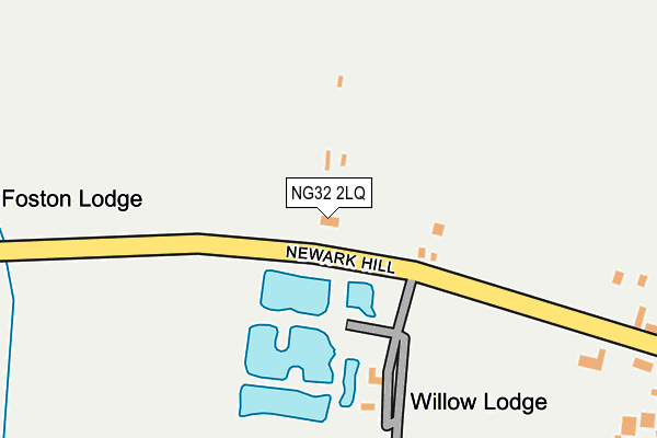 NG32 2LQ map - OS OpenMap – Local (Ordnance Survey) NG32 2LQ map - OS OpenMap – Local (Ordnance Survey)