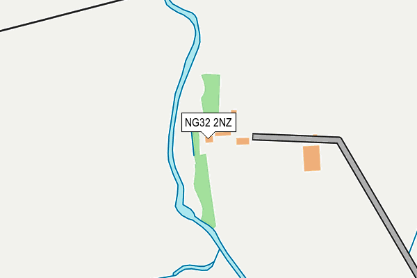 NG32 2NZ map - OS OpenMap – Local (Ordnance Survey) NG32 2NZ map - OS OpenMap – Local (Ordnance Survey)