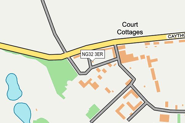 NG32 3ER map - OS OpenMap – Local (Ordnance Survey) NG32 3ER map - OS OpenMap – Local (Ordnance Survey)