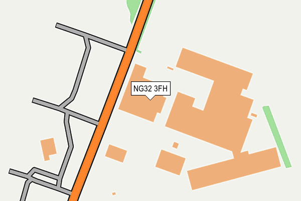 NG32 3FH map - OS OpenMap – Local (Ordnance Survey) NG32 3FH map - OS OpenMap – Local (Ordnance Survey)