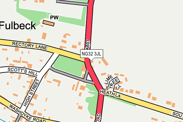 NG32 3JL map - OS OpenMap – Local (Ordnance Survey) NG32 3JL map - OS OpenMap – Local (Ordnance Survey)