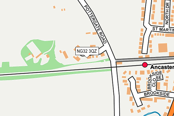 NG32 3QZ map - OS OpenMap – Local (Ordnance Survey) NG32 3QZ map - OS OpenMap – Local (Ordnance Survey)