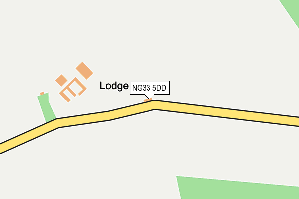 NG33 5DD map - OS OpenMap – Local (Ordnance Survey) NG33 5DD map - OS OpenMap – Local (Ordnance Survey)