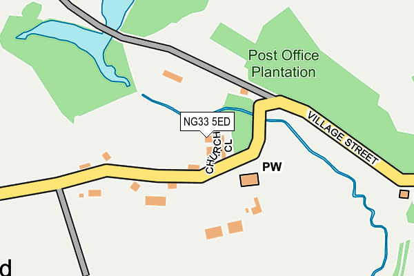 NG33 5ED map - OS OpenMap – Local (Ordnance Survey) NG33 5ED map - OS OpenMap – Local (Ordnance Survey)