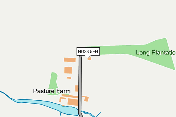 NG33 5EH map - OS OpenMap – Local (Ordnance Survey) NG33 5EH map - OS OpenMap – Local (Ordnance Survey)