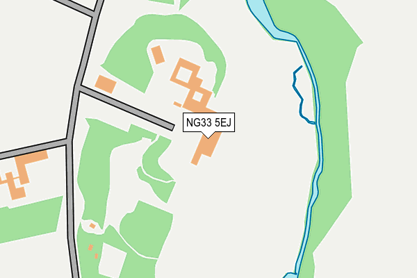 NG33 5EJ map - OS OpenMap – Local (Ordnance Survey) NG33 5EJ map - OS OpenMap – Local (Ordnance Survey)