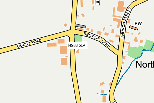 NG33 5LA map - OS OpenMap – Local (Ordnance Survey) NG33 5LA map - OS OpenMap – Local (Ordnance Survey)