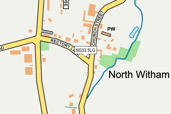 NG33 5LG map - OS OpenMap – Local (Ordnance Survey) NG33 5LG map - OS OpenMap – Local (Ordnance Survey)