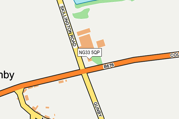 NG33 5QP map - OS OpenMap – Local (Ordnance Survey) NG33 5QP map - OS OpenMap – Local (Ordnance Survey)