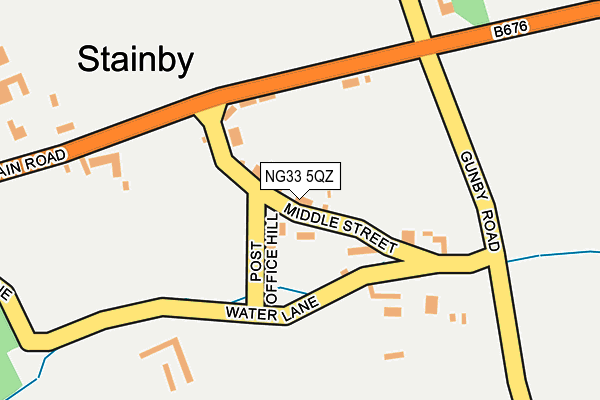NG33 5QZ map - OS OpenMap – Local (Ordnance Survey) NG33 5QZ map - OS OpenMap – Local (Ordnance Survey)