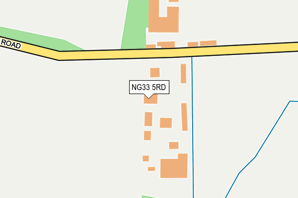 NG33 5RD map - OS OpenMap – Local (Ordnance Survey) NG33 5RD map - OS OpenMap – Local (Ordnance Survey)