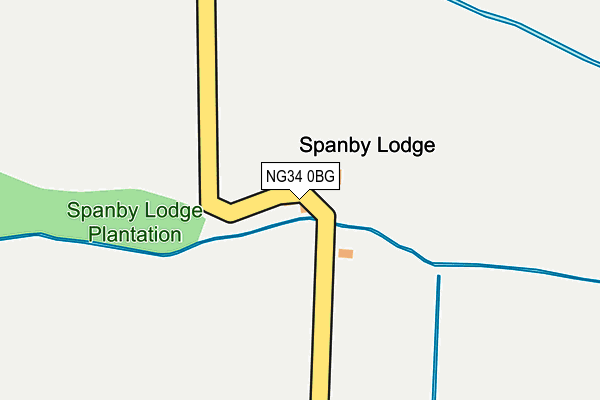 NG34 0BG map - OS OpenMap – Local (Ordnance Survey) NG34 0BG map - OS OpenMap – Local (Ordnance Survey)
