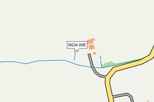 NG34 0HE map - OS OpenMap – Local (Ordnance Survey) NG34 0HE map - OS OpenMap – Local (Ordnance Survey)