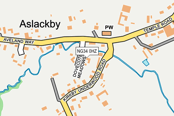 NG34 0HZ map - OS OpenMap – Local (Ordnance Survey) NG34 0HZ map - OS OpenMap – Local (Ordnance Survey)