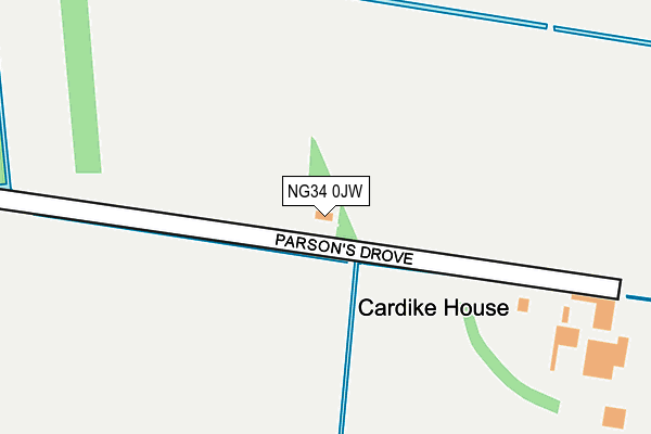 NG34 0JW map - OS OpenMap – Local (Ordnance Survey) NG34 0JW map - OS OpenMap – Local (Ordnance Survey)