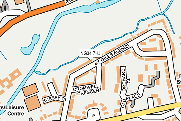NG34 7HJ map - OS OpenMap – Local (Ordnance Survey) NG34 7HJ map - OS OpenMap – Local (Ordnance Survey)