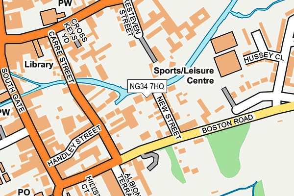 NG34 7HQ map - OS OpenMap – Local (Ordnance Survey) NG34 7HQ map - OS OpenMap – Local (Ordnance Survey)