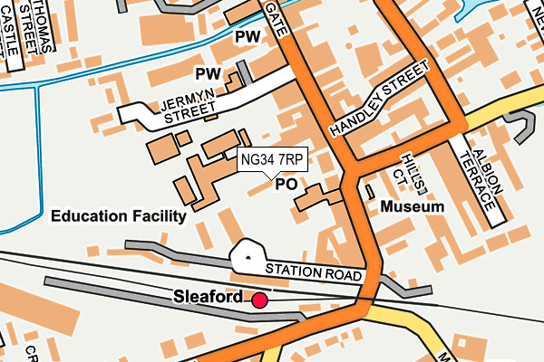 NG34 7RP map - OS OpenMap – Local (Ordnance Survey) NG34 7RP map - OS OpenMap – Local (Ordnance Survey)