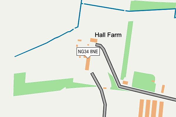 NG34 8NE map - OS OpenMap – Local (Ordnance Survey) NG34 8NE map - OS OpenMap – Local (Ordnance Survey)