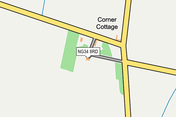 NG34 8RD map - OS OpenMap – Local (Ordnance Survey) NG34 8RD map - OS OpenMap – Local (Ordnance Survey)