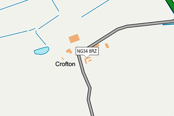 NG34 8RZ map - OS OpenMap – Local (Ordnance Survey) NG34 8RZ map - OS OpenMap – Local (Ordnance Survey)