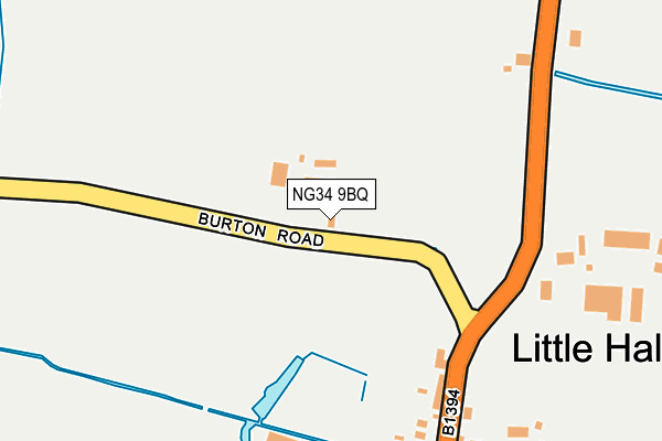 NG34 9BQ map - OS OpenMap – Local (Ordnance Survey) NG34 9BQ map - OS OpenMap – Local (Ordnance Survey)
