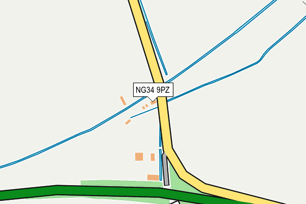 NG34 9PZ map - OS OpenMap – Local (Ordnance Survey) NG34 9PZ map - OS OpenMap – Local (Ordnance Survey)