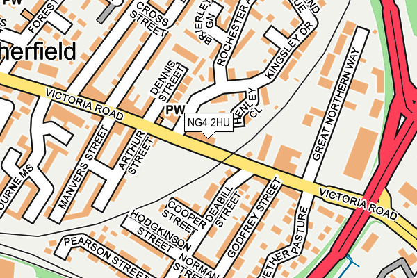 NG4 2HU map - OS OpenMap – Local (Ordnance Survey) NG4 2HU map - OS OpenMap – Local (Ordnance Survey)