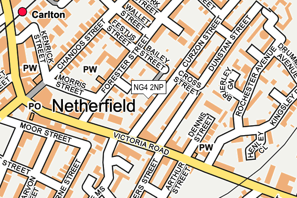 NG4 2NP map - OS OpenMap – Local (Ordnance Survey) NG4 2NP map - OS OpenMap – Local (Ordnance Survey)