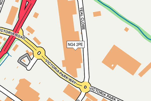 NG4 2PE map - OS OpenMap – Local (Ordnance Survey) NG4 2PE map - OS OpenMap – Local (Ordnance Survey)