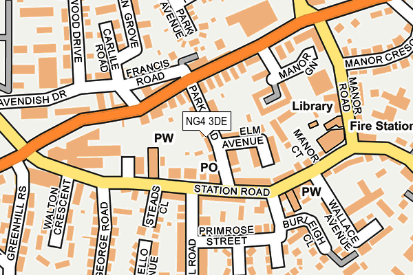 NG4 3DE map - OS OpenMap – Local (Ordnance Survey) NG4 3DE map - OS OpenMap – Local (Ordnance Survey)