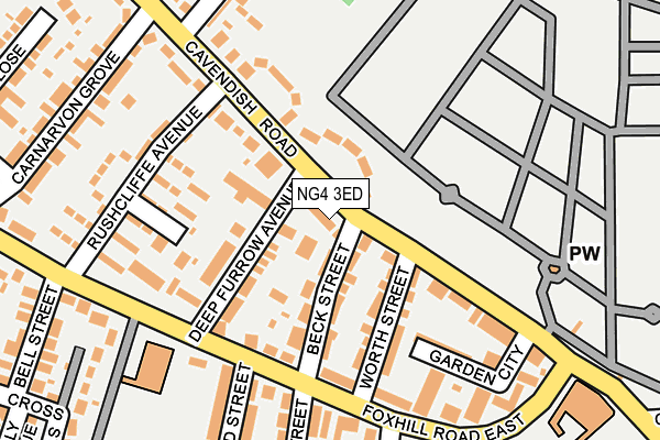 NG4 3ED map - OS OpenMap – Local (Ordnance Survey) NG4 3ED map - OS OpenMap – Local (Ordnance Survey)