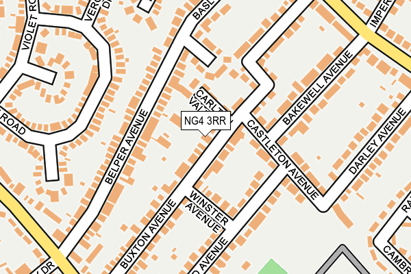 NG4 3RR map - OS OpenMap – Local (Ordnance Survey) NG4 3RR map - OS OpenMap – Local (Ordnance Survey)