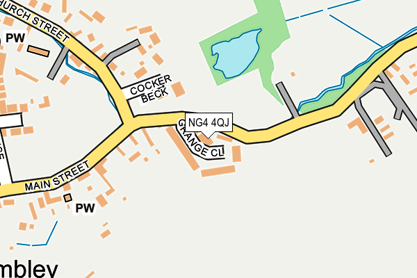 NG4 4QJ map - OS OpenMap – Local (Ordnance Survey) NG4 4QJ map - OS OpenMap – Local (Ordnance Survey)