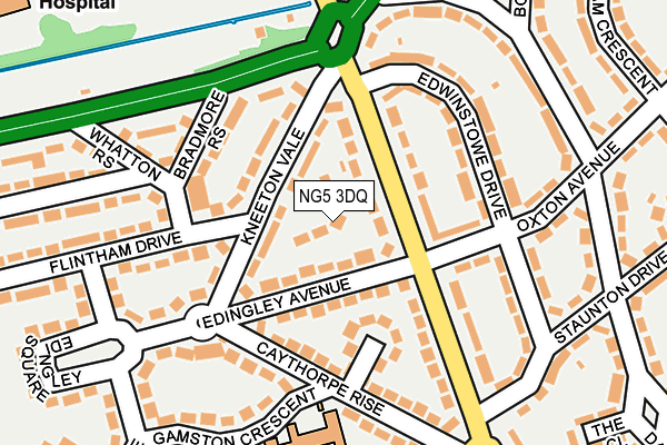 NG5 3DQ map - OS OpenMap – Local (Ordnance Survey) NG5 3DQ map - OS OpenMap – Local (Ordnance Survey)