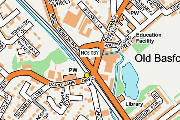 NG6 0BY map - OS OpenMap – Local (Ordnance Survey) NG6 0BY map - OS OpenMap – Local (Ordnance Survey)