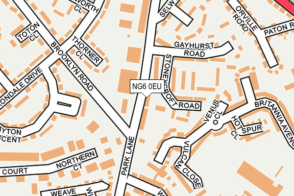 NG6 0EU map - OS OpenMap – Local (Ordnance Survey) NG6 0EU map - OS OpenMap – Local (Ordnance Survey)