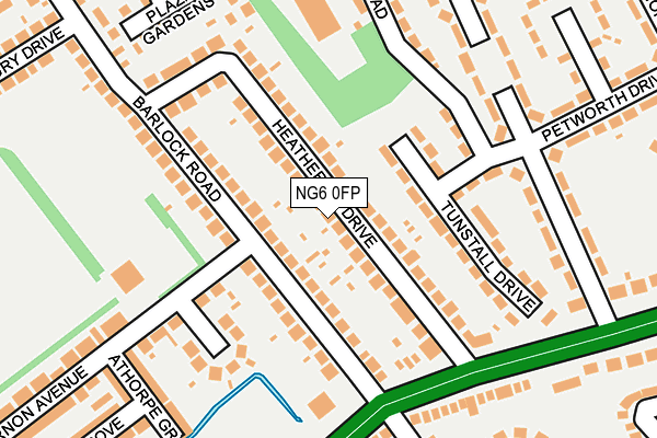 NG6 0FP map - OS OpenMap – Local (Ordnance Survey) NG6 0FP map - OS OpenMap – Local (Ordnance Survey)