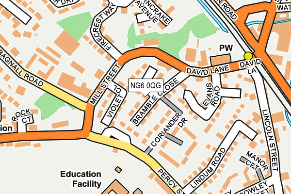 NG6 0QG map - OS OpenMap – Local (Ordnance Survey) NG6 0QG map - OS OpenMap – Local (Ordnance Survey)